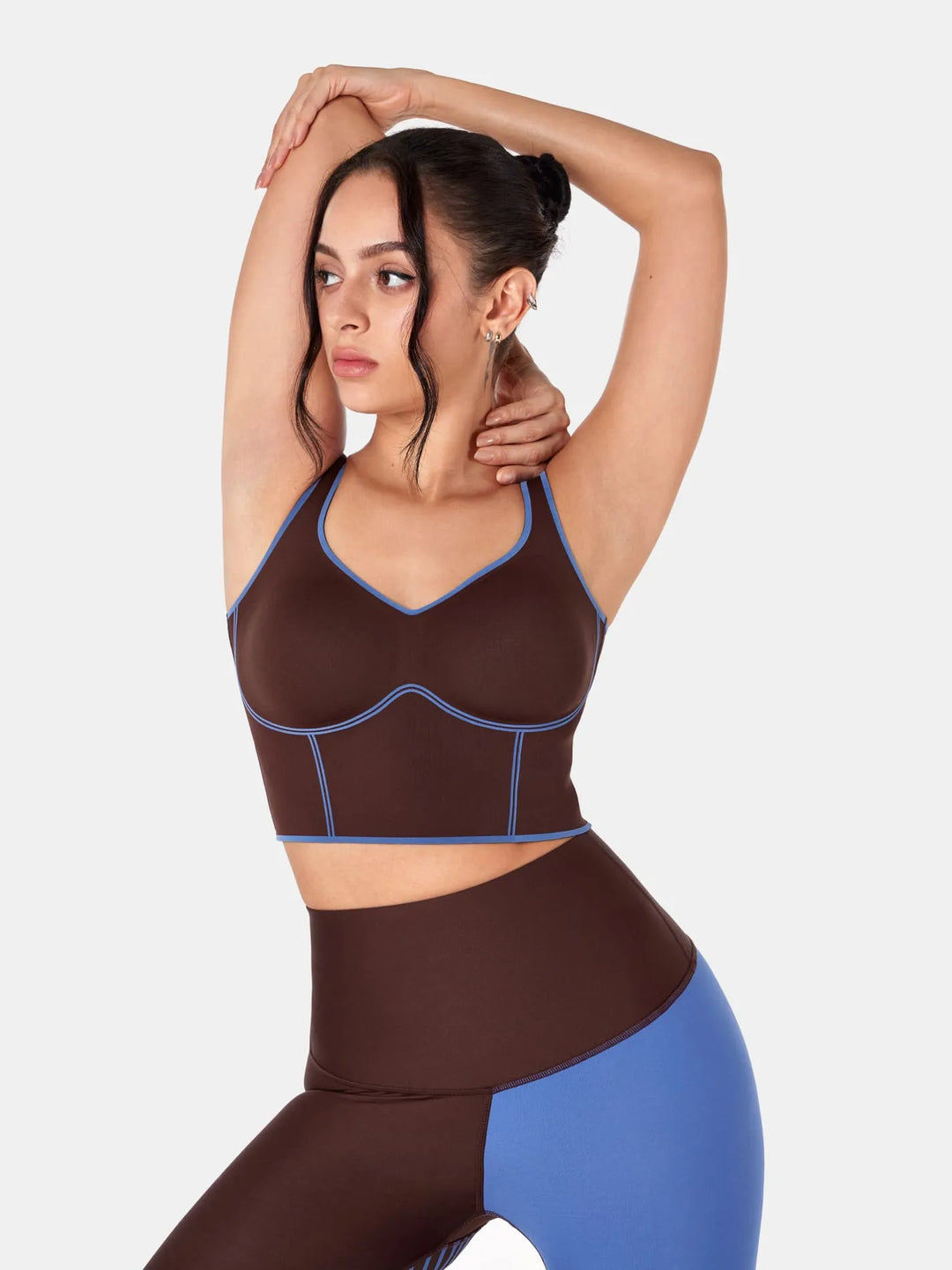 Seamless Cropped Built-In Bra Tank - Lola