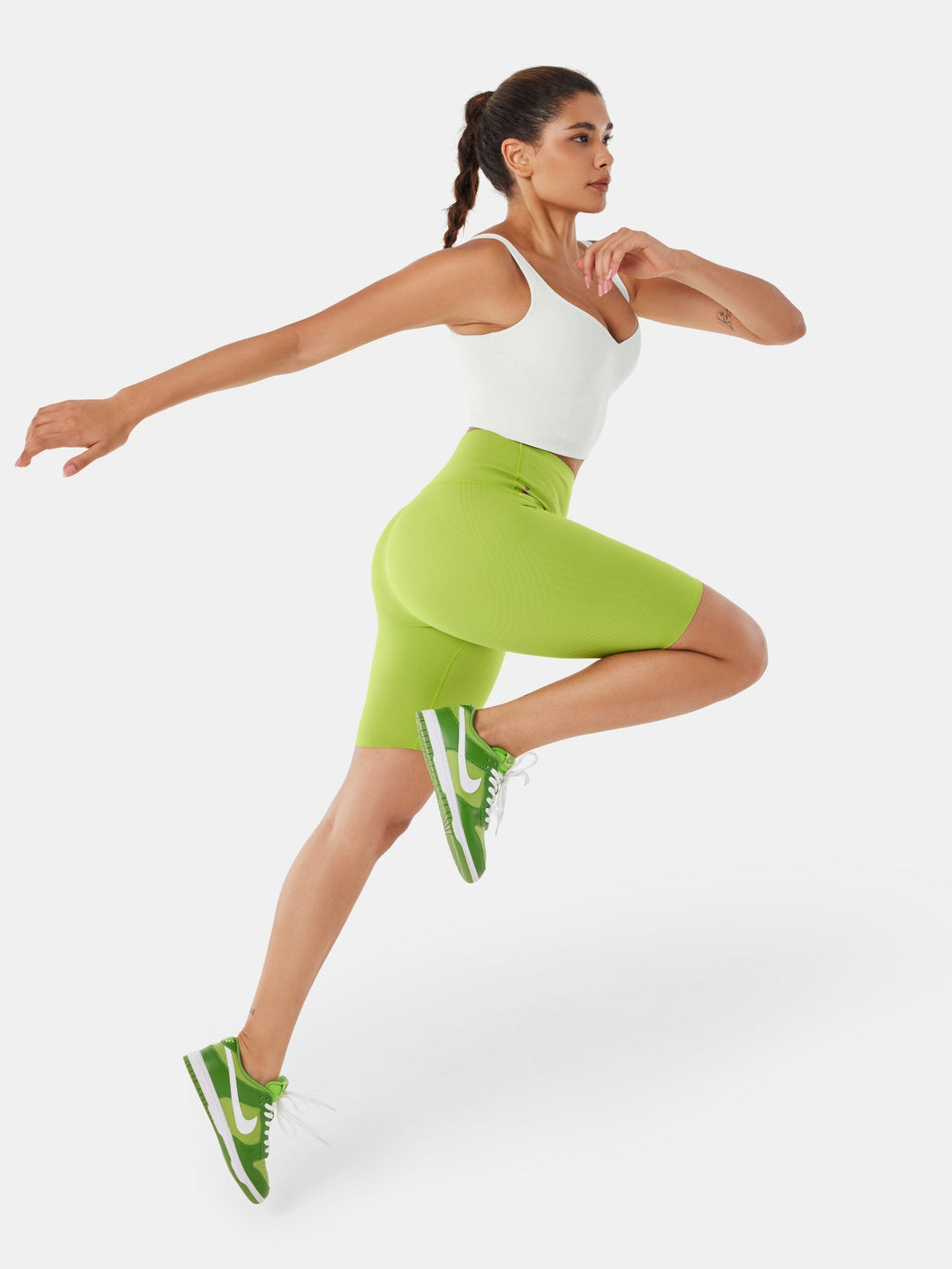 Seamless Cropped Built-In Bra Tank - Lola