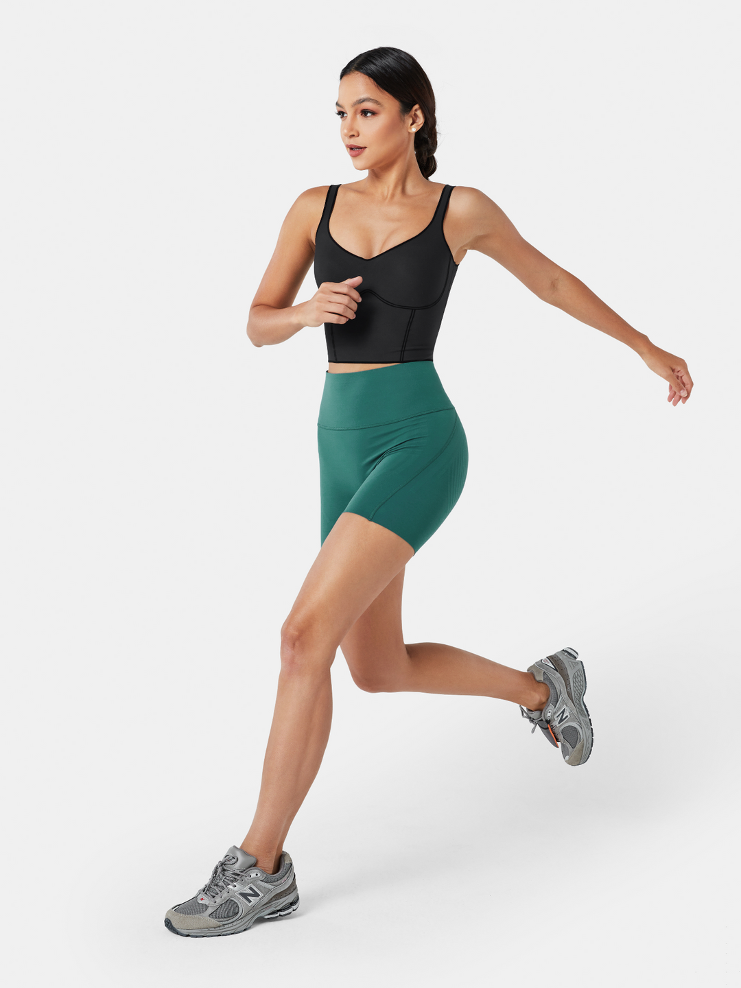 Seamless Cropped Built-In Bra Tank - Lola
