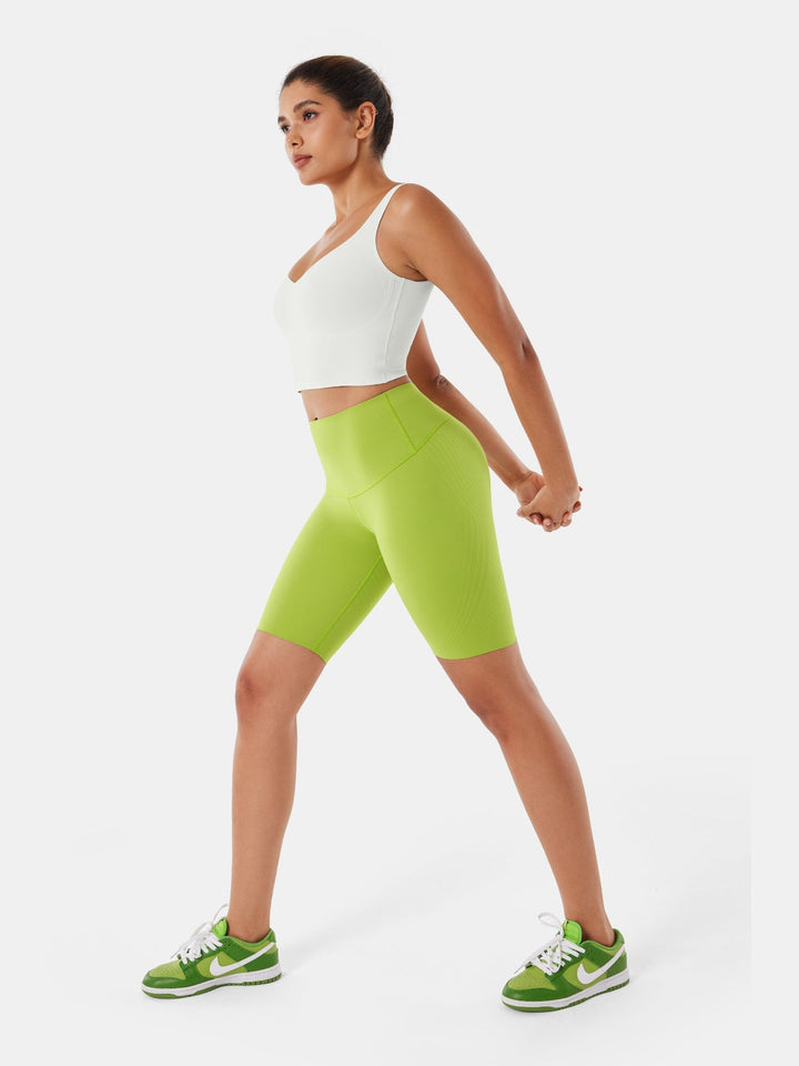 Seamless Cropped Built-In Bra Tank - Lola
