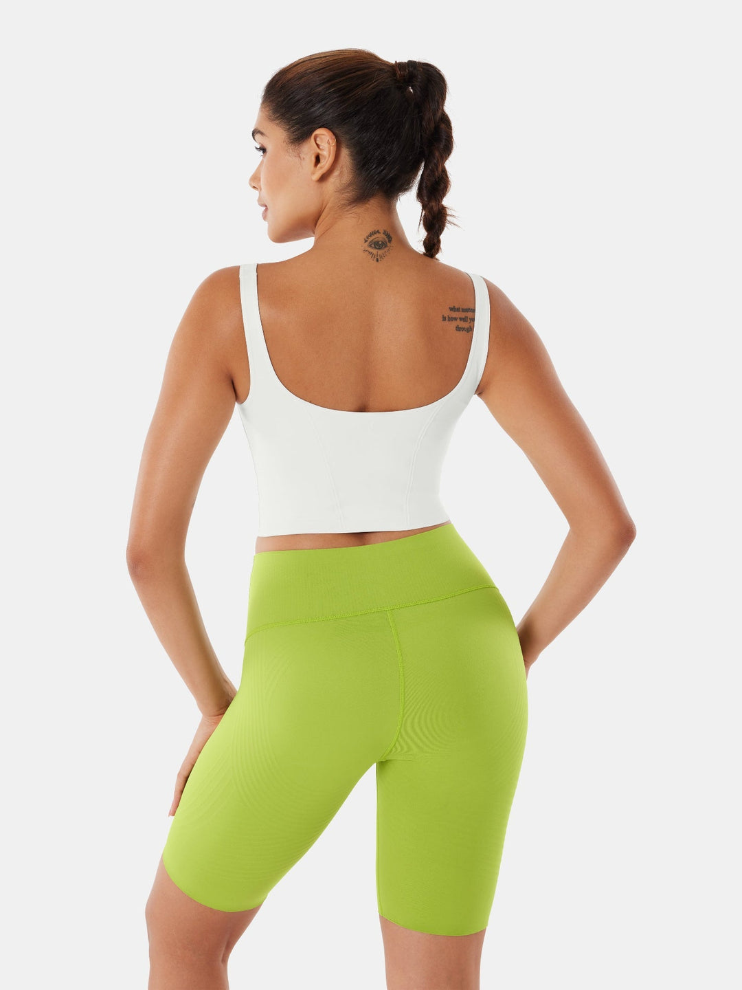Seamless Cropped Built-In Bra Tank - Lola