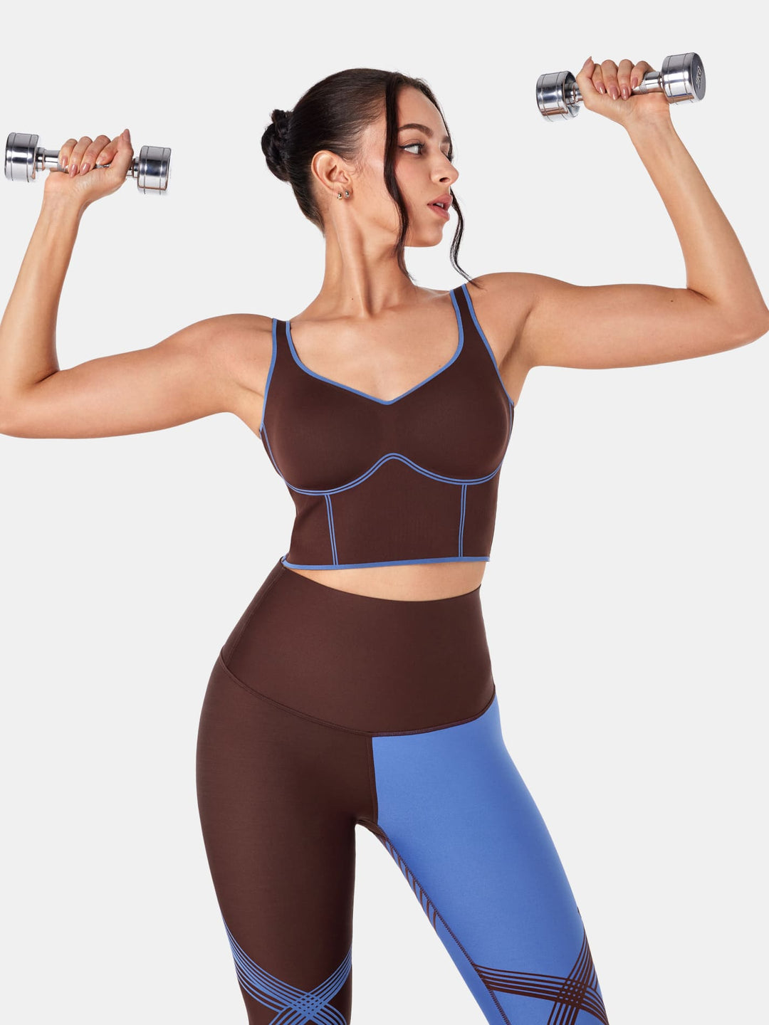 Seamless Cropped Built-In Bra Tank - Lola