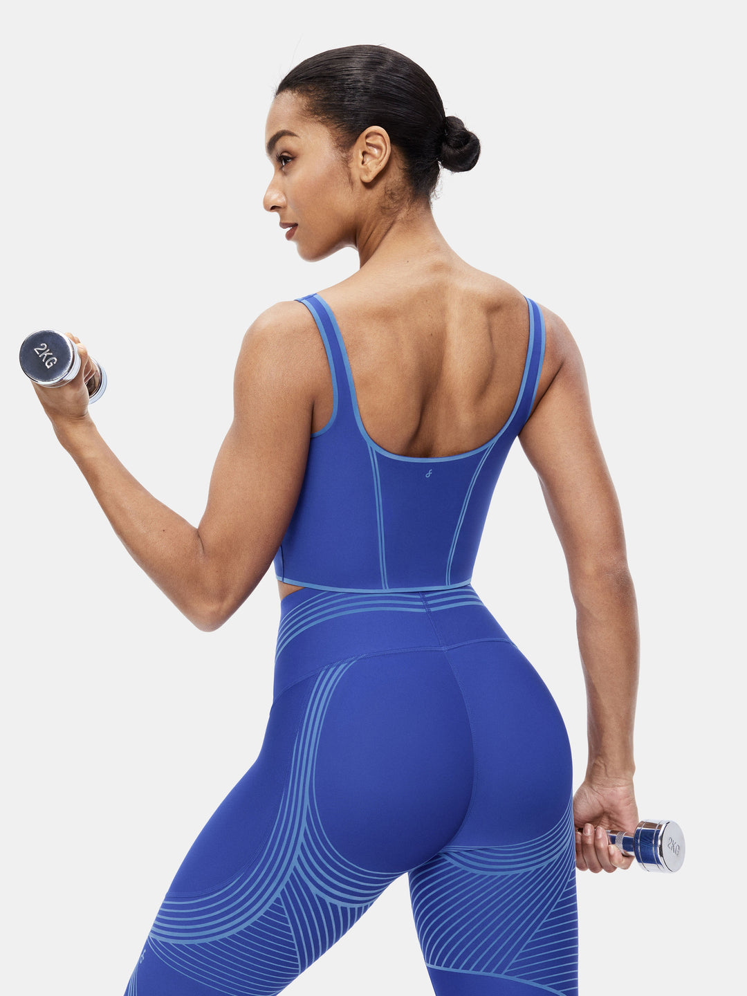 Seamless Cropped Built-In Bra Tank - Lola