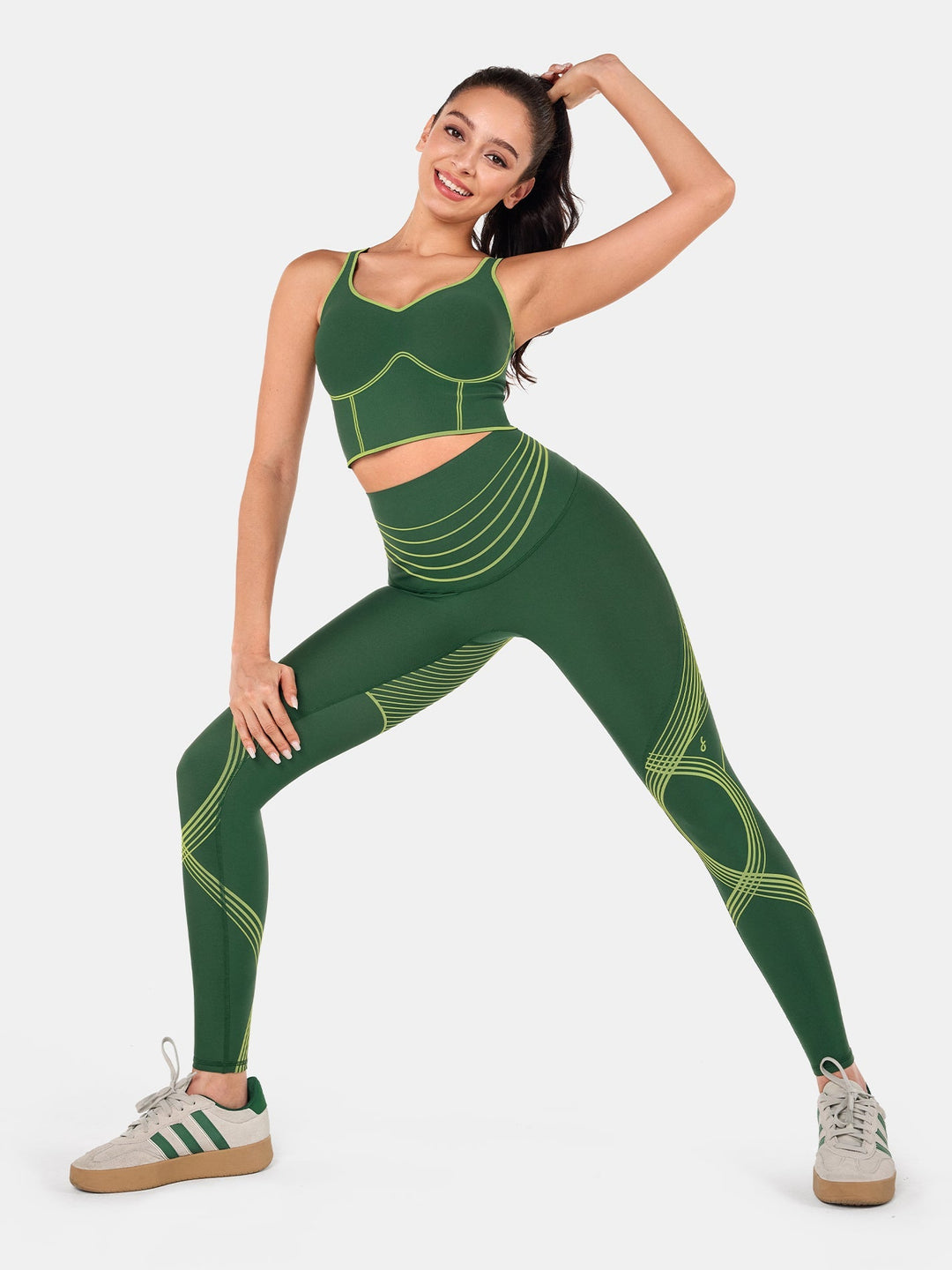 Seamless Cropped Built-In Bra Tank - Lola