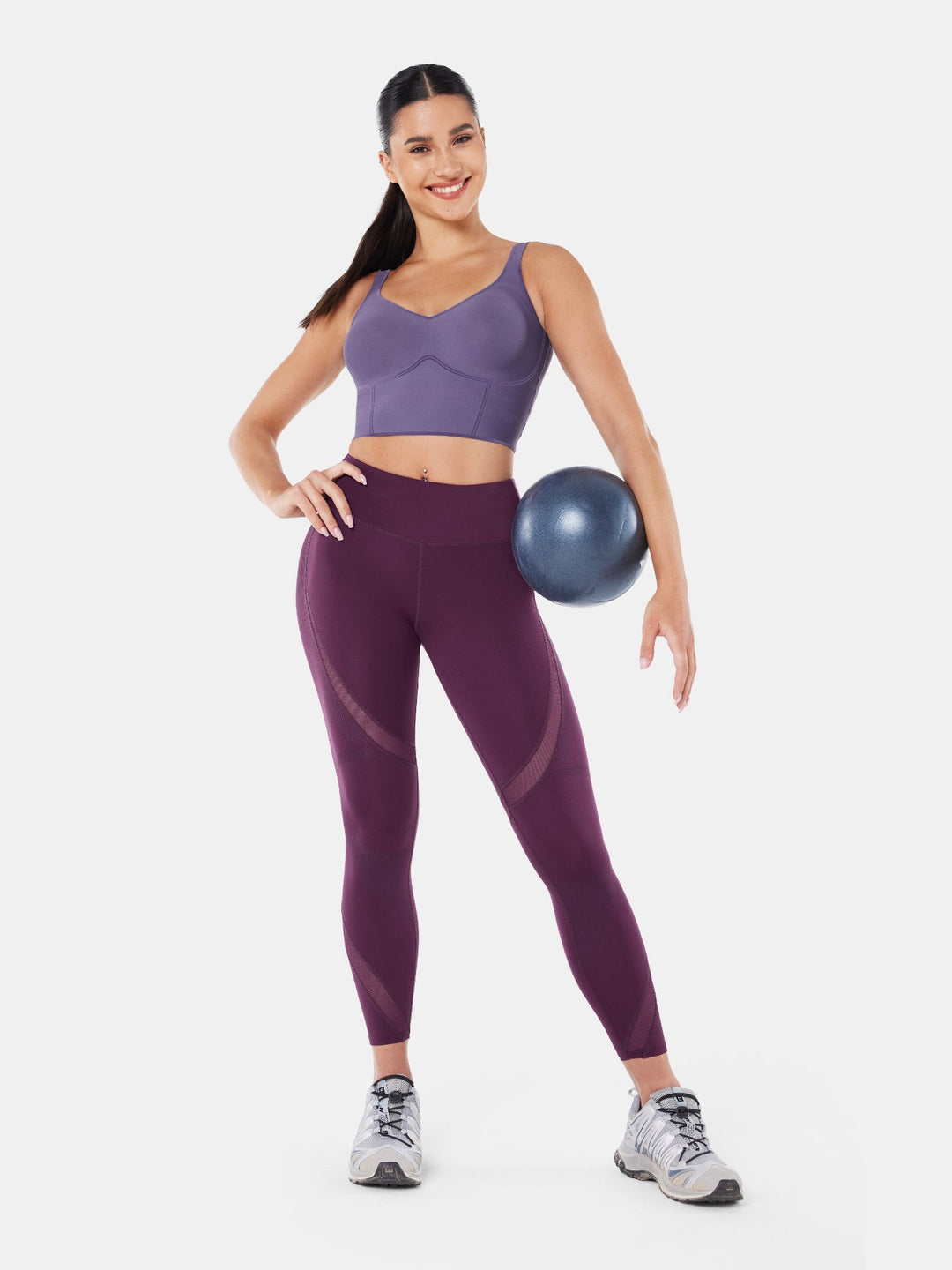 Seamless Cropped Tank Top With Bra - Contoura