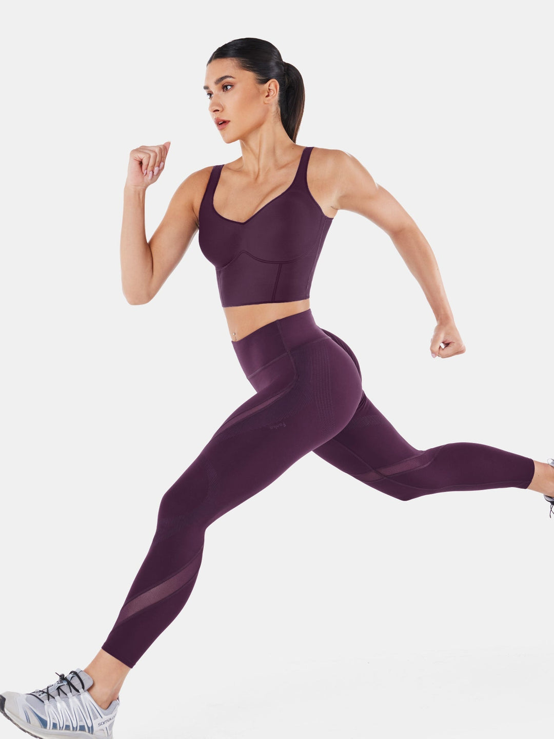 Seamless Cropped Tank Top With Bra - Contoura