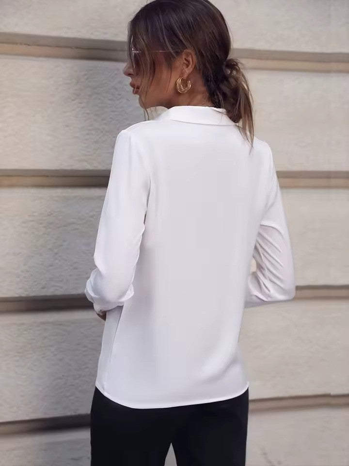 Trendy Women's Chiffon Blouse - Amélie