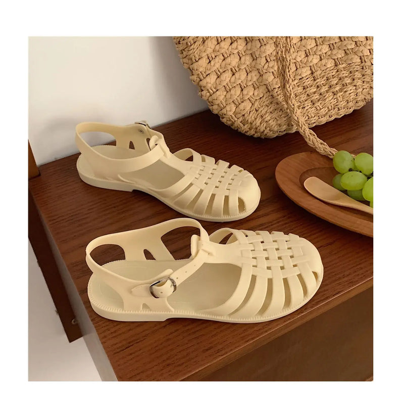 Trendy Plateau Dames Sandalen in Koreaanse Stijl – Alina