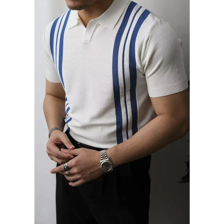 Slim Fit Men's Polo with Zipper – Fabrizio