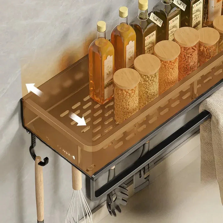 Modern Black Kitchen Rack - MetroRack