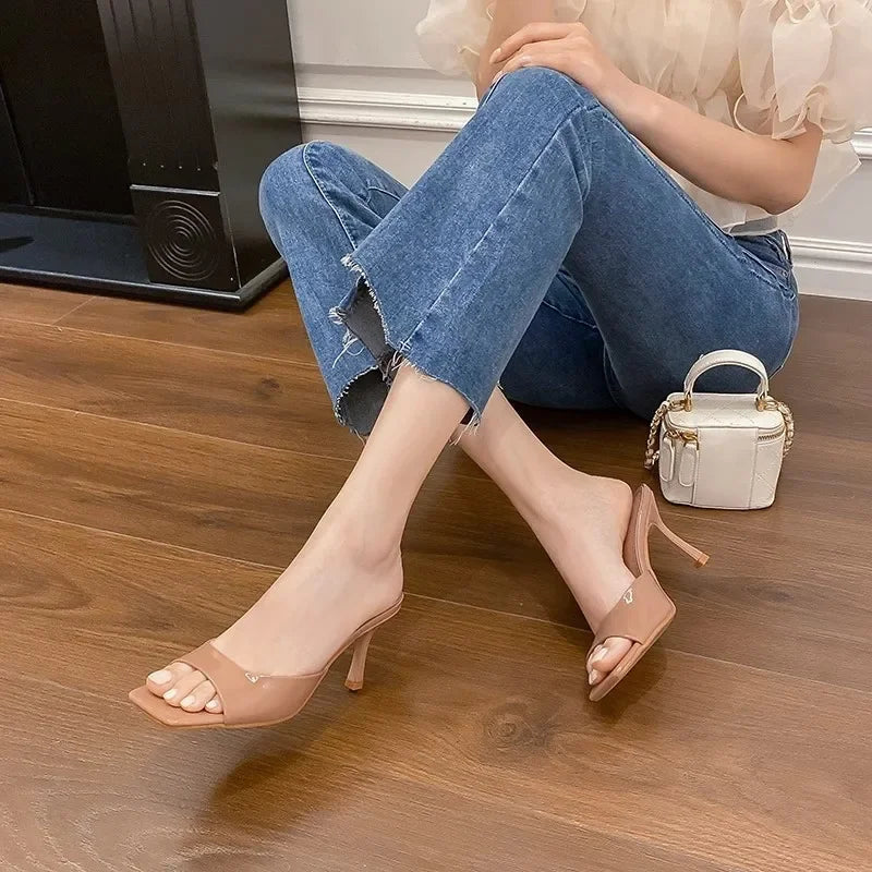 Open-heel mules for women - Mirella