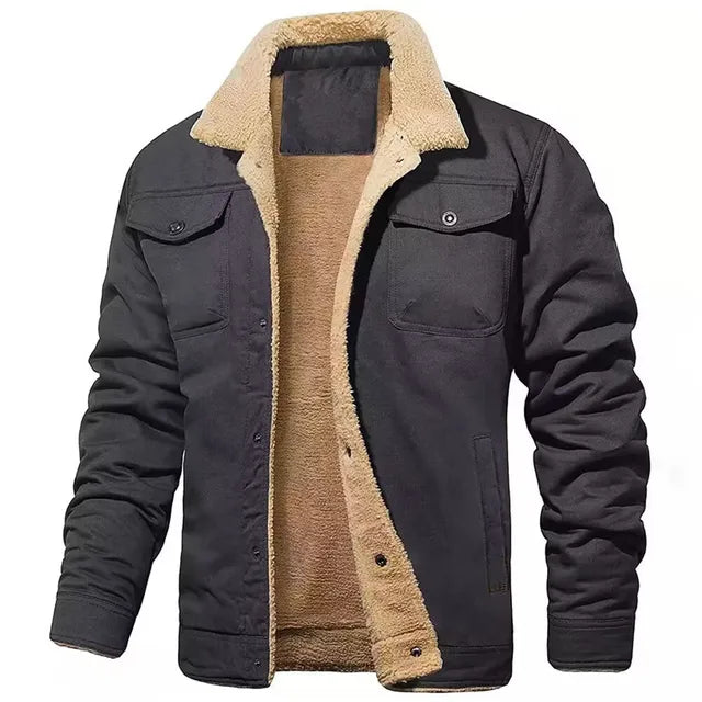 Men's Cotton Fleece Bomber Jacket – Ewan