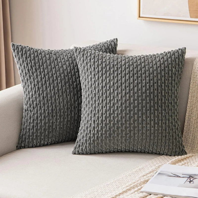 Corduroy Pillow Covers with Boho Style – Velvia