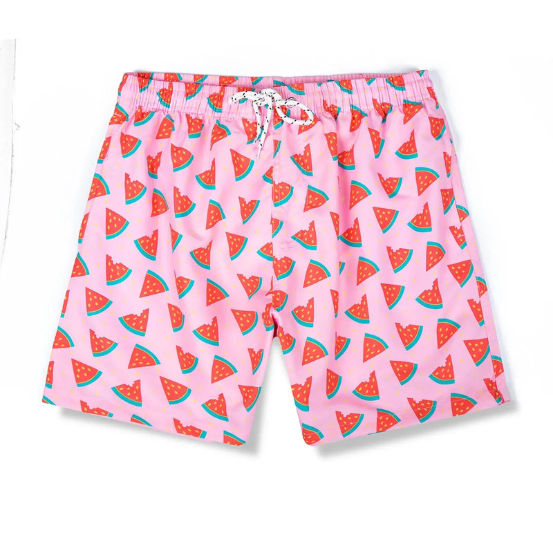 Men's Swim Shorts with Cheerful Print – Milo