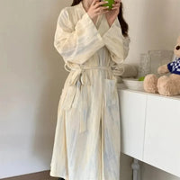 Casual Women's Summer Robe with Kimono Design – Hana
