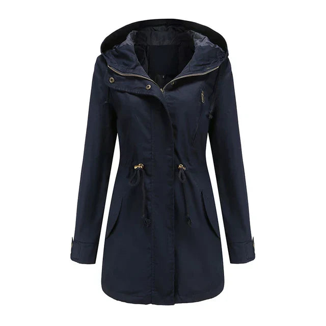 Stylish Women's Coat with Hood – Marielle