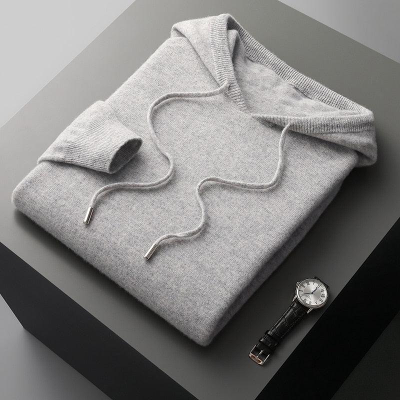 Men's Merino Wool Hoodie – Cassiano