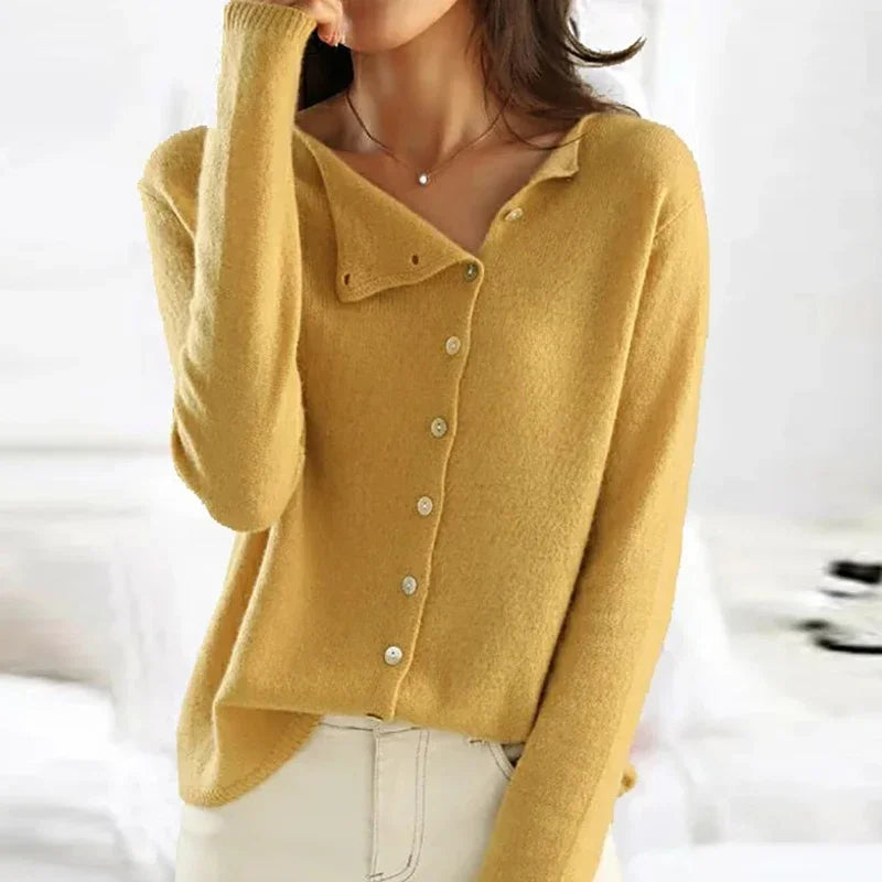Stylowy dzianinowy sweter damski - Isabelle