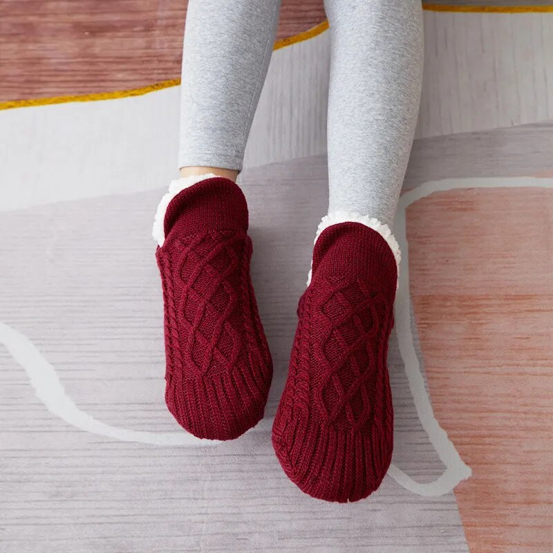 Grube Kaszmirowe Kapcie - CozySteps