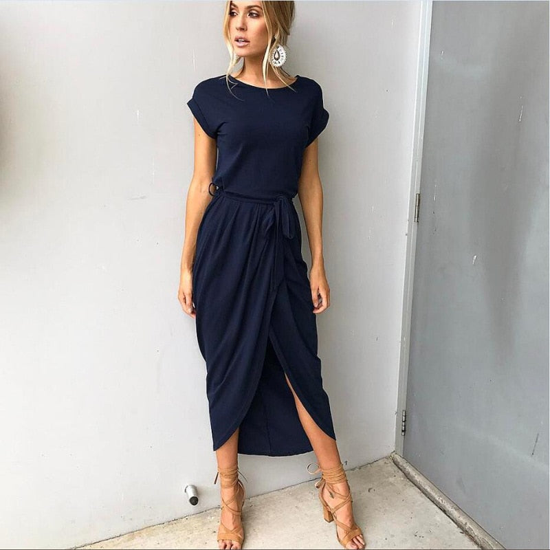 Maxi Jurk met Split - Selene