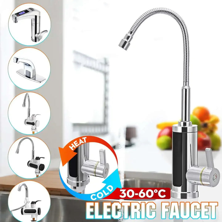 3000W Elektrische Keukenkraan Met Direct Warm Water - FlowHeat