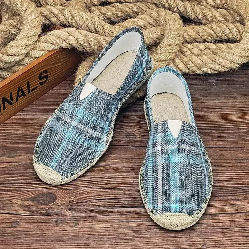 Espadryle męskie z wzorem graffiti – Elio