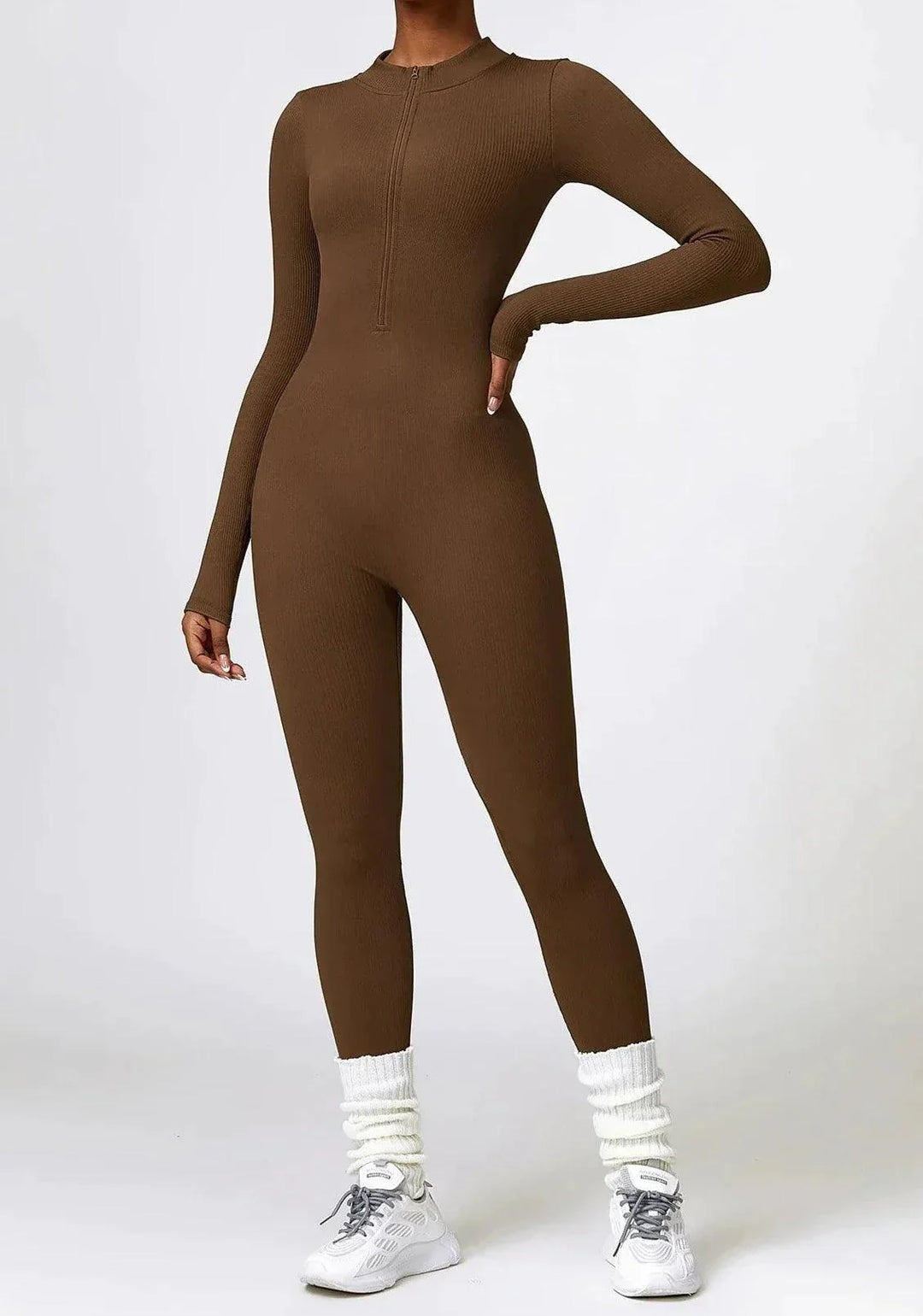 Luxury Full-Body Romper with Long Sleeves - Lisa