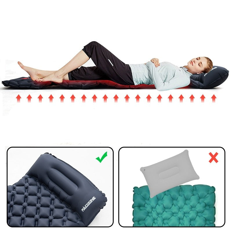 Ultralichte Waterdichte Slaapmat met Ingebouwde Pomp - AirRest