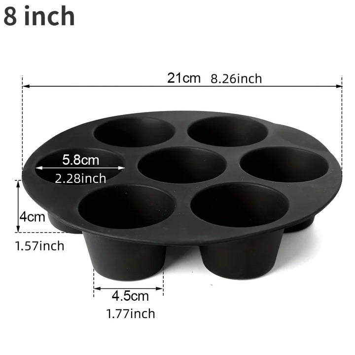 Forma do pieczenia z silikonu do mikrofalówki i frytkownicy na gorące powietrze - FlexiBake