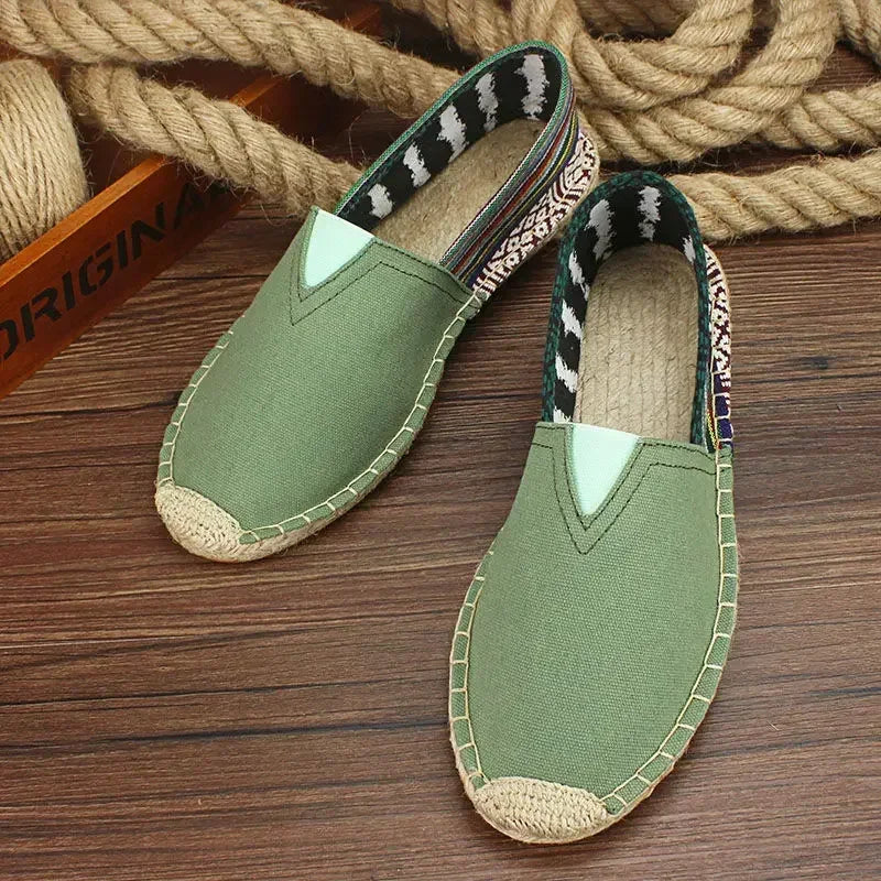Espadryle męskie z wzorem graffiti – Elio