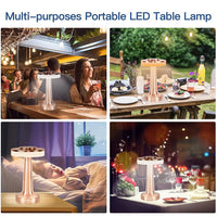 Classic Wireless Portable LED Table Lamp - LumiCrest