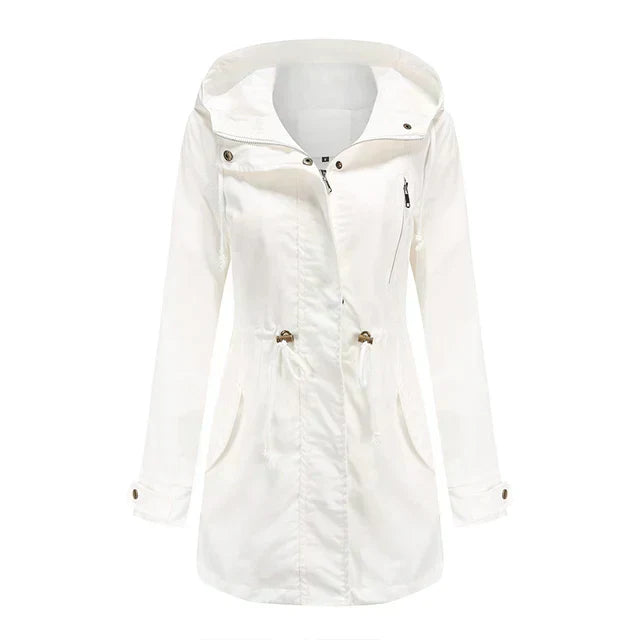 Stylish Women's Coat with Hood – Marielle