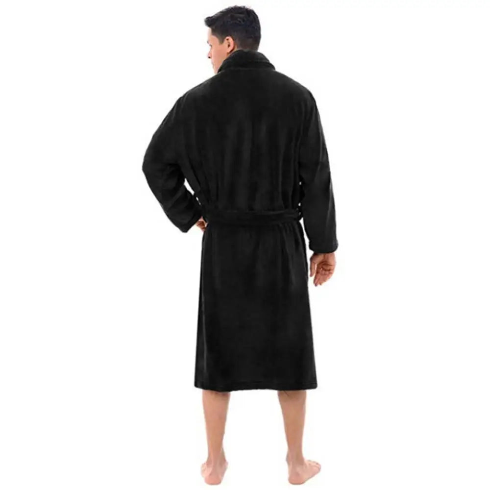 Shawl Collar Full-Length Dressing Gown - Derrick