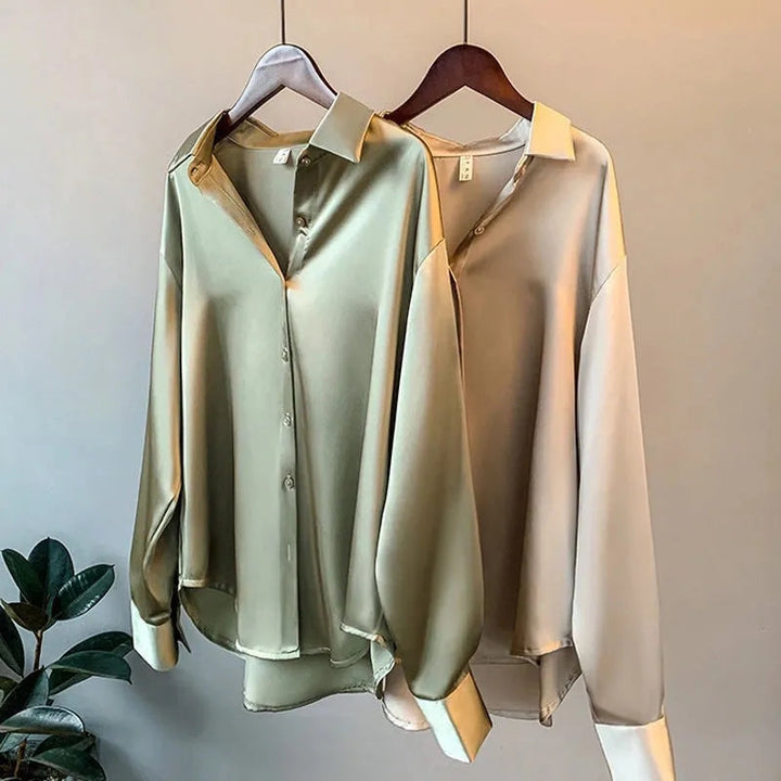 Sheen Women's Blouse In A Relaxed Cut - Leona