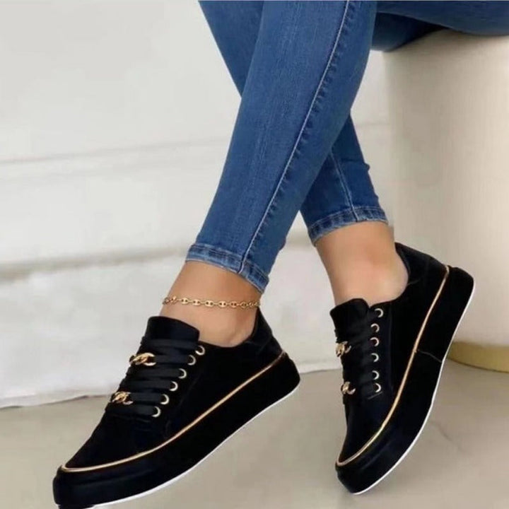 Komfortowe damskie sneakersy typu slip-on w stylu casual - Melina