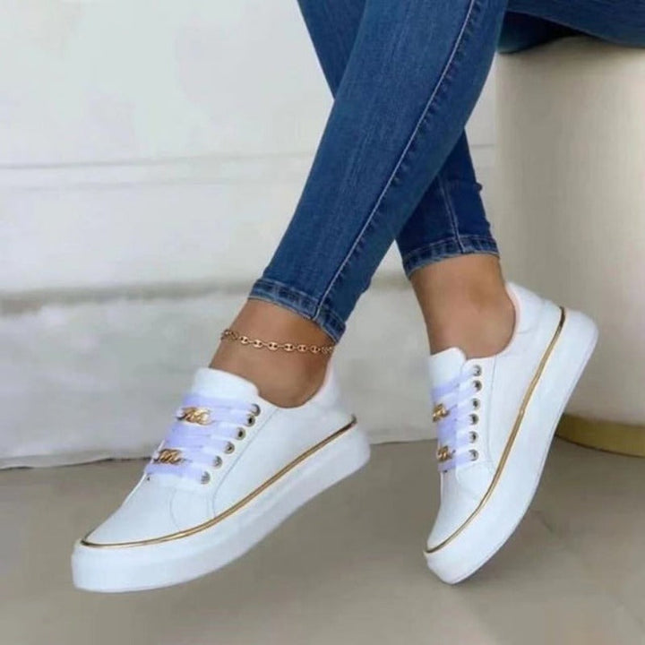 Komfortowe damskie sneakersy typu slip-on w stylu casual - Melina