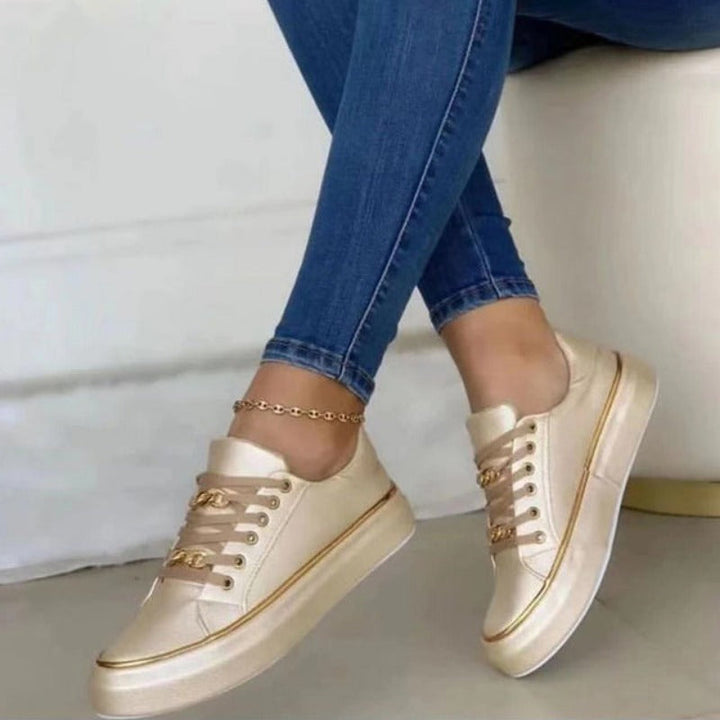 Komfortowe damskie sneakersy typu slip-on w stylu casual - Melina