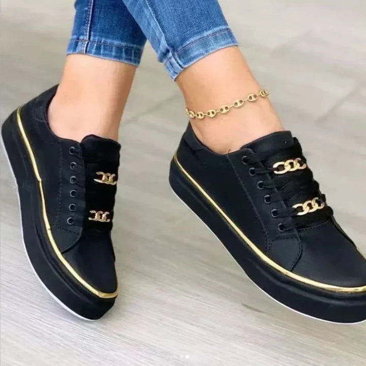 Komfortowe damskie sneakersy typu slip-on w stylu casual - Melina