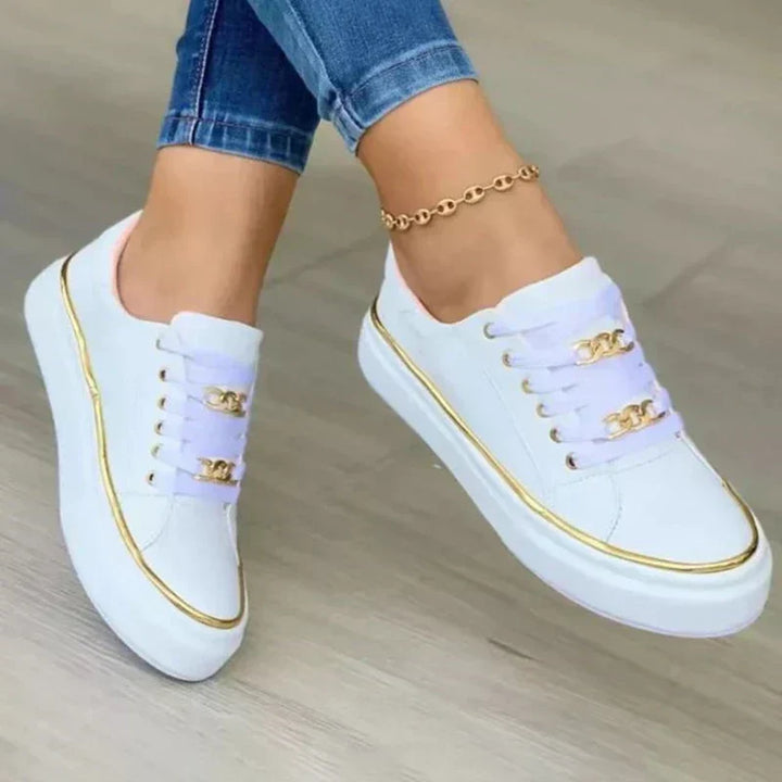 Komfortowe damskie sneakersy typu slip-on w stylu casual - Melina