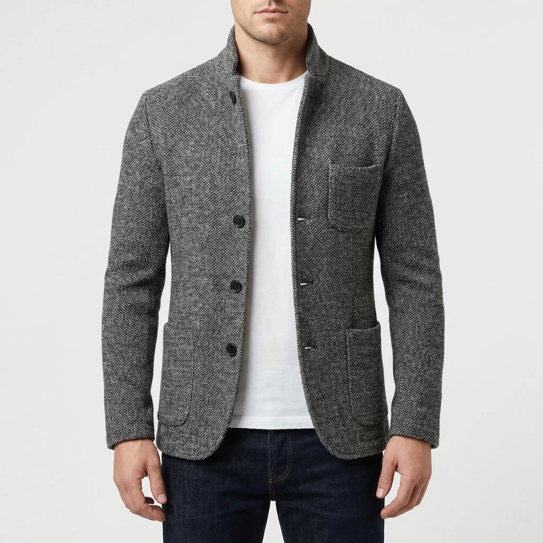 Short-Length Fitted Men's Blazer - John