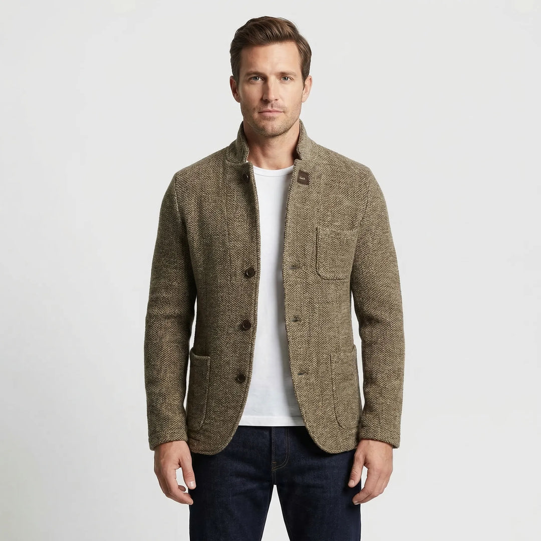 Short-Length Fitted Men's Blazer - John
