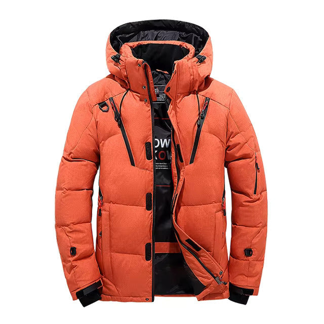 Short Padded Winter Jacket With Hood - Clifford