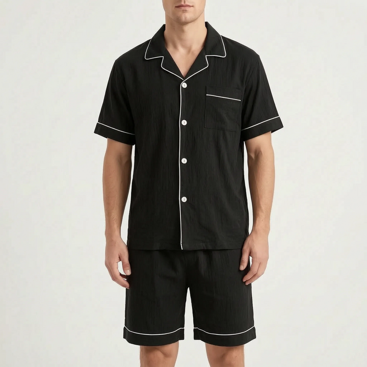 Short Sleeve Mens Pyjama Set - Sean