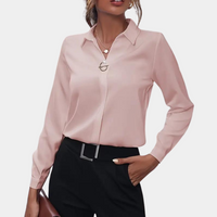 Trendy Women's Chiffon Blouse - Amélie