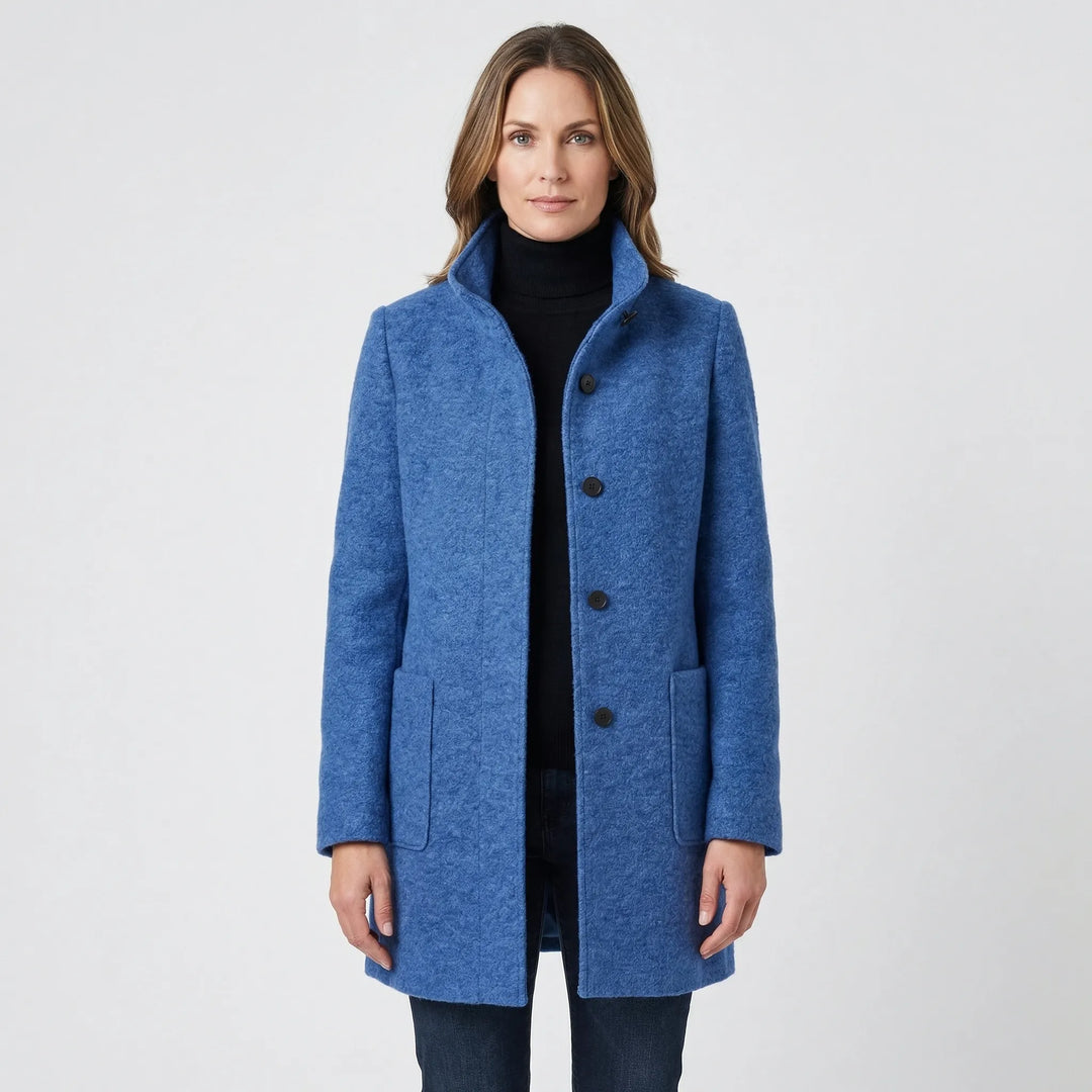 Single-Breasted Mid-Length Overcoat - Daisy