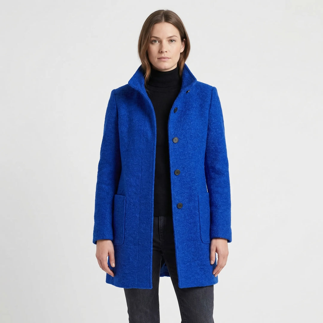 Single-Breasted Mid-Length Overcoat - Daisy