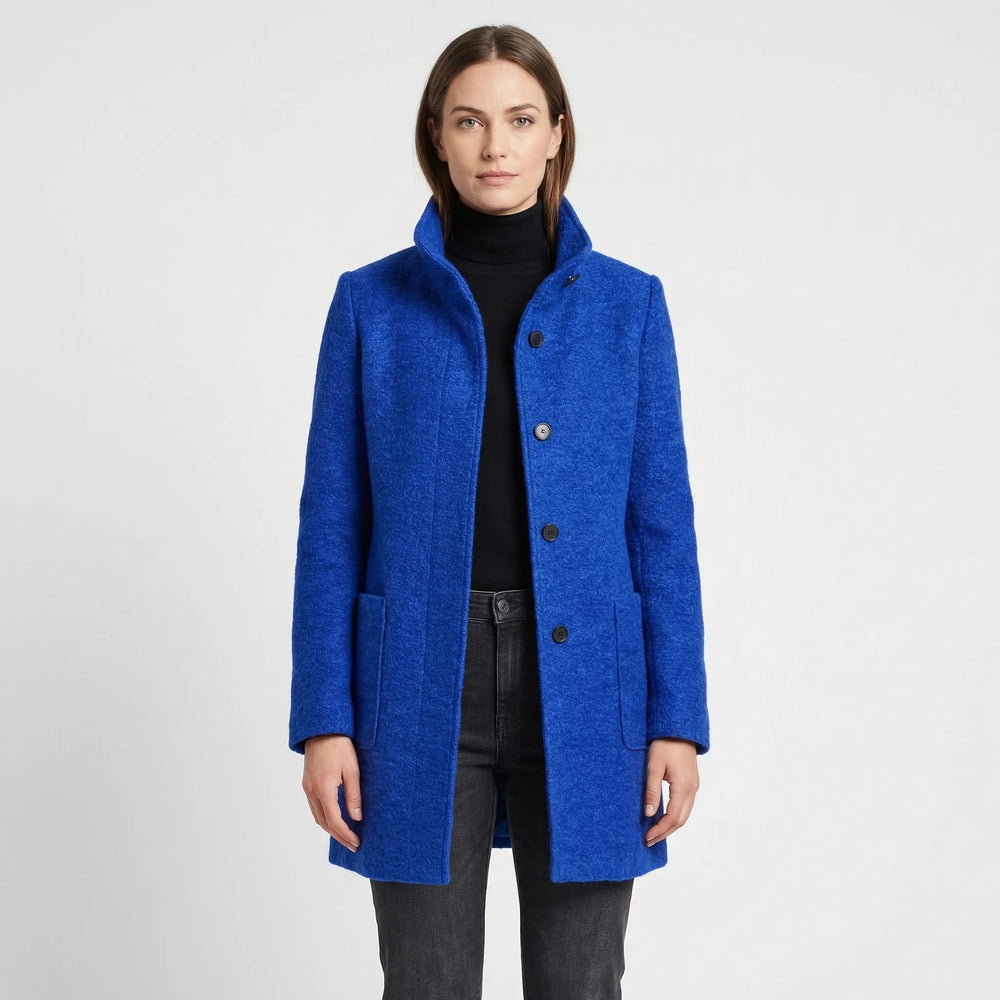 Single-Breasted Mid-Length Overcoat - Daisy