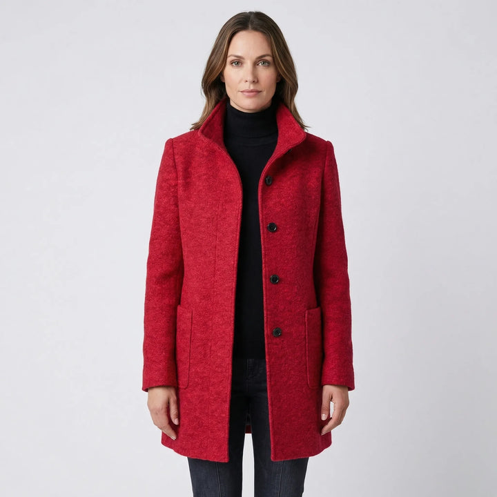 Single-Breasted Mid-Length Overcoat - Daisy