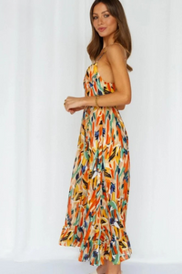 Sleeveless Summer Dress with Print – Isla