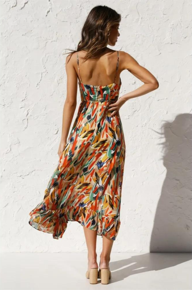 Sleeveless Summer Dress with Print – Isla